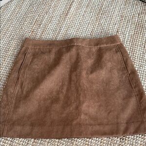 J. Crew Tan A-line Mini Skirt Casual
